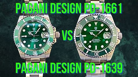 orologio pagani design vs rolex|pagani pd 1661 vs rolex.